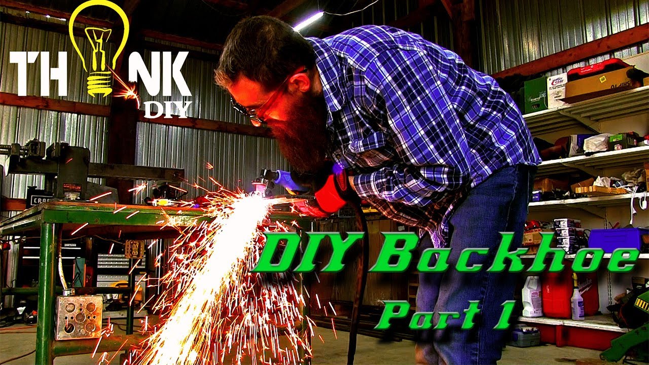 Building a Mini Backhoe for a lawn mower (Part 1)