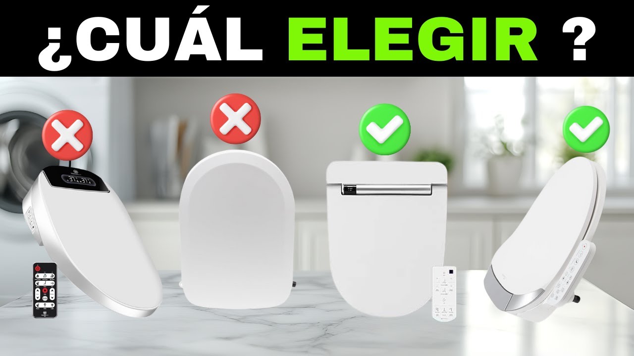 ✅ 7 Mejores Tapas de WC con Función Bidé [2026] 🚽 Asientos de Inodoro Universales Calefactables