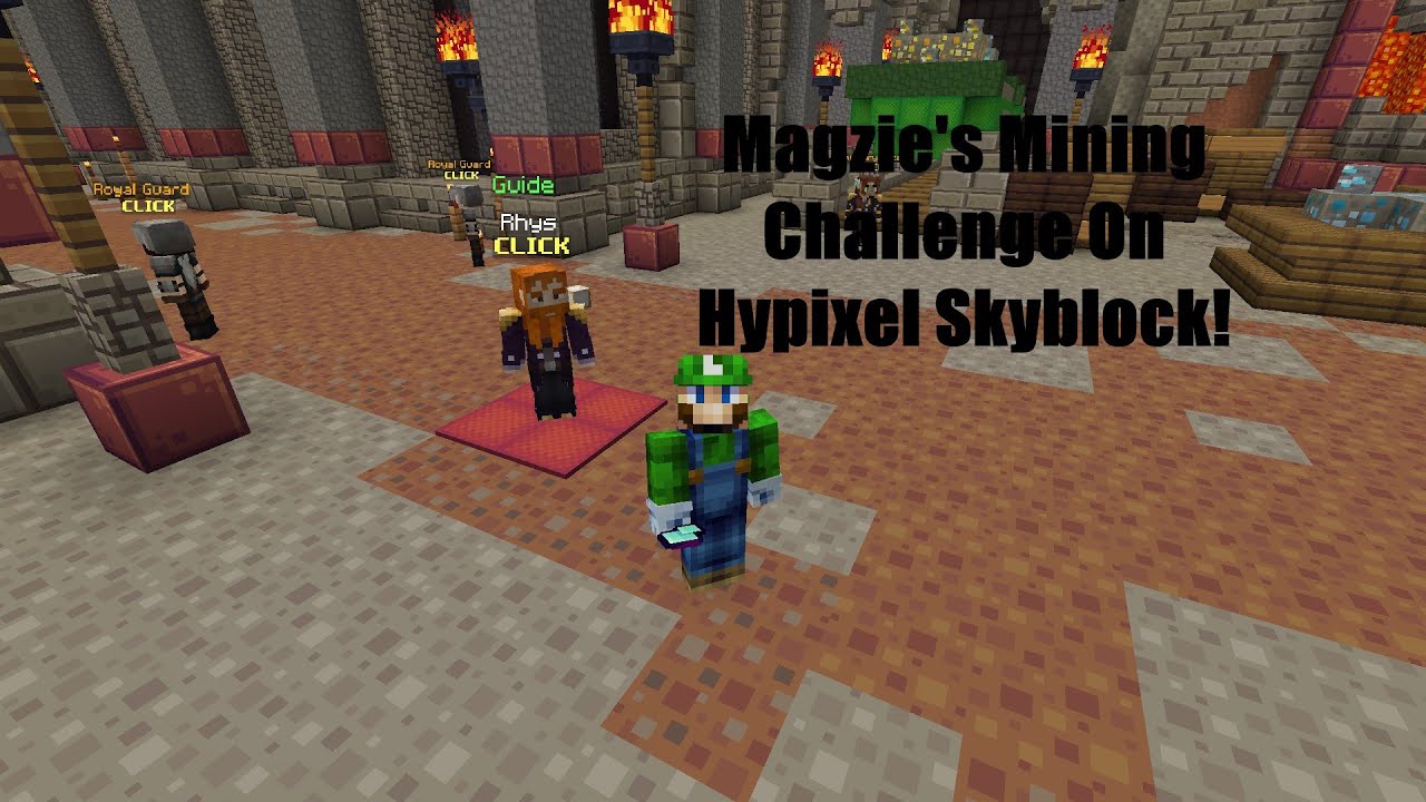 Mithril Drill SX-R226 & Planed Upgrading: Magzie's Mining Challenge On Hypixel Skyblock! EP:7 part 2