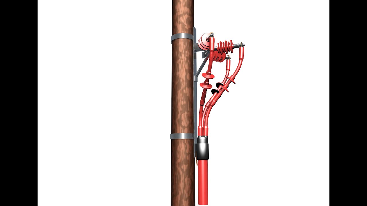 3 Core Outdoor type Heat Shrink 11kV Termination with Armour Earthing
