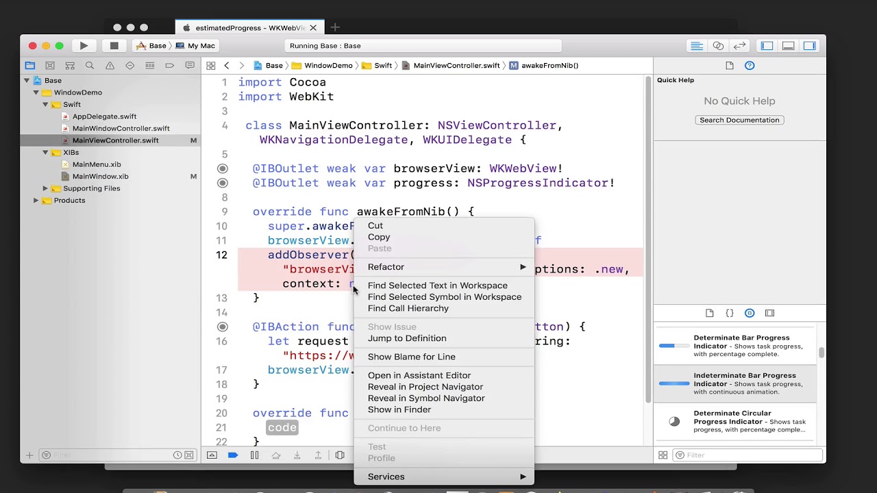 macOS Development: Displaying Progress of System APIs