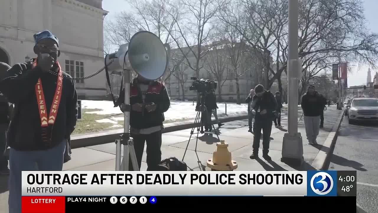 Advocates rally in Hartford after death of man shot by police during mental health crisis