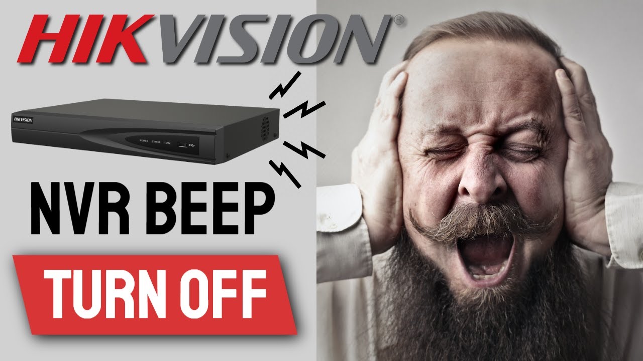Hikvision NVR: Отключение раздражающего звукового сигнала (Выключите раздражающий звуковой сигнал)