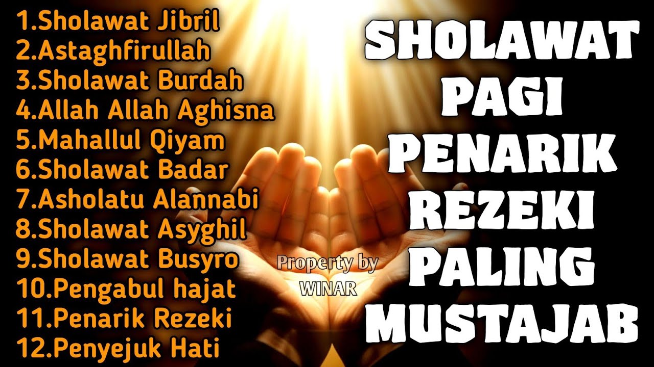 SHOLAWAT JIBRIL PEMBUKA PINTU REZEKI, Astaghfirullah||SHOLAWAT NABI MERDU Terbaru 2026