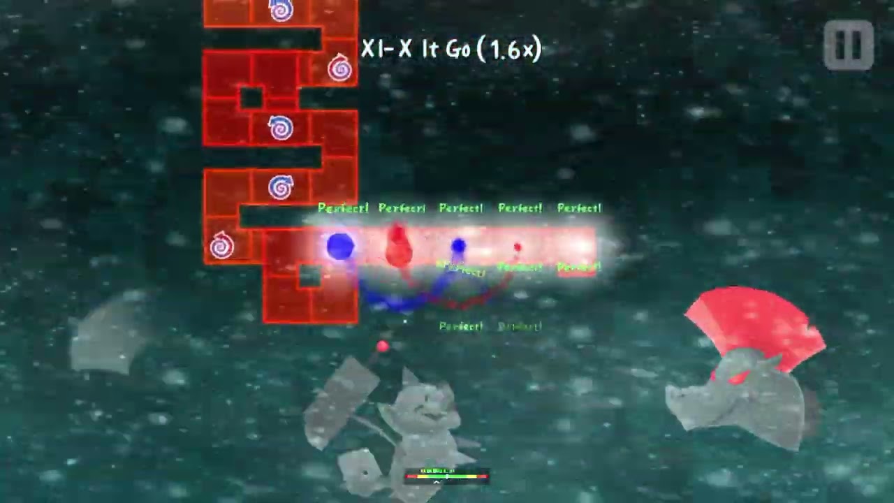 【Adofai】 XI-X It Go1.6倍速クリア！！！#adofai #ゲーム #音ゲー 