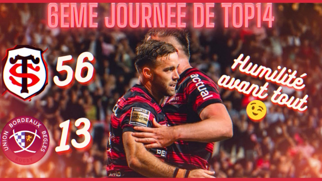 VIVE LA CHOCOLATINE 🔴⚫️ Stade-UBB #stadetoulousain #rugby #top14 #chocolatine 