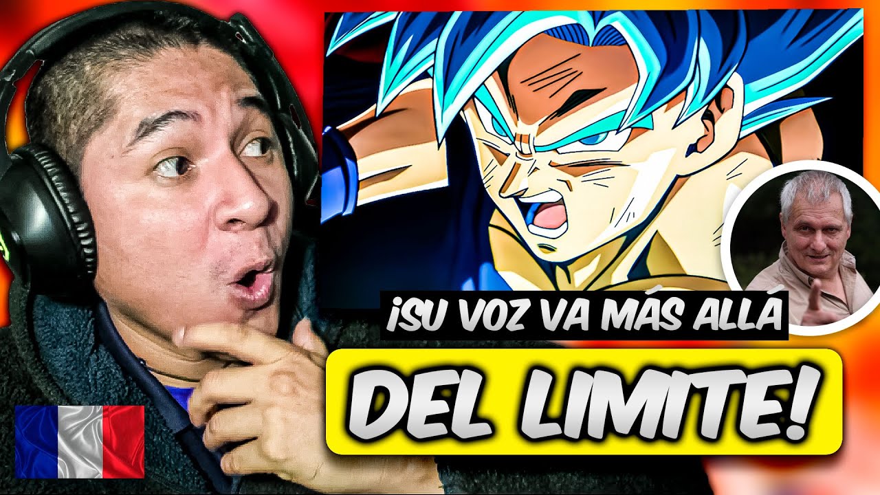 Los GRITOS MÁS FRENÉTICOS de Patrick Borg como GOKU en Doblaje Francés