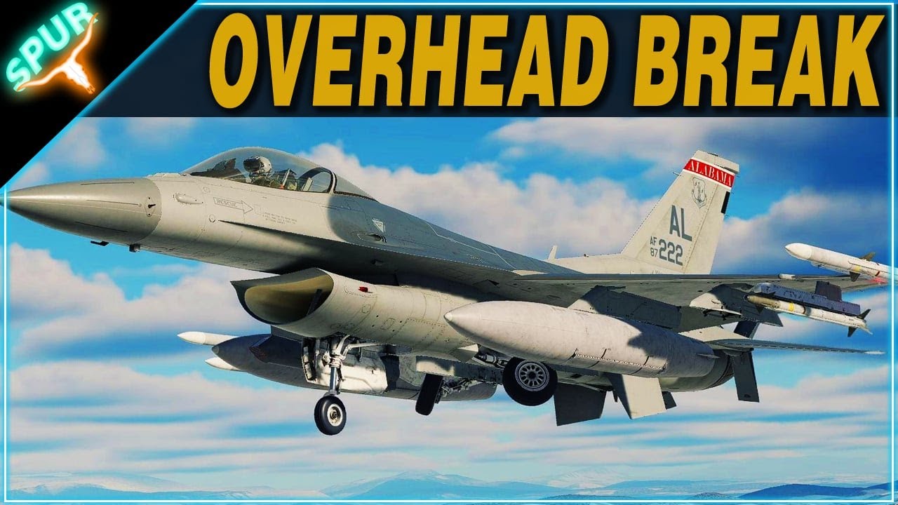 DCS F-16 Viper &ndash; Overhead Break & Low Approach Reps Until I Stop Sucking