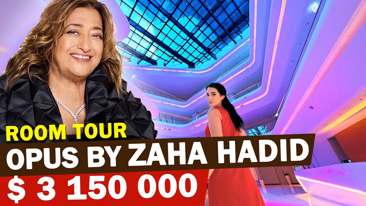 EXCLUSIVE: The only interior in the world by Zaha Hadid. Opus Dubai by Zaha Hadid. Room tour Dubai