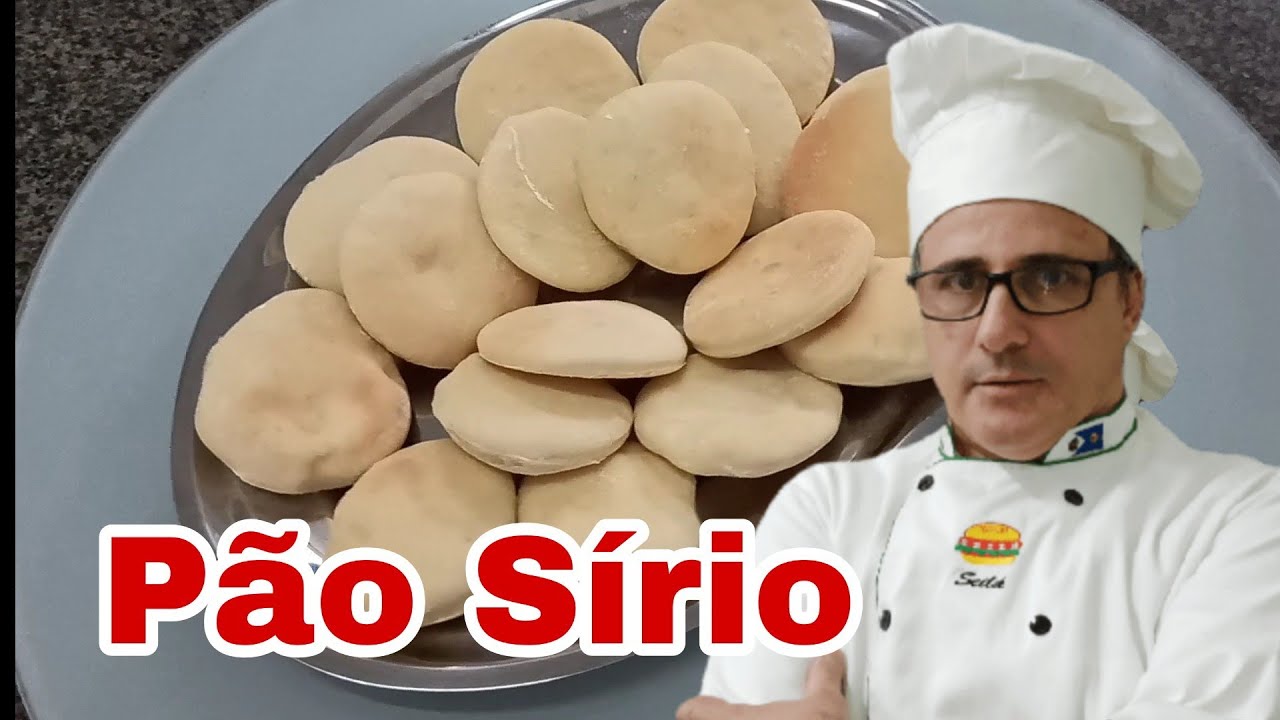 PÃO SÍRIO - fácil, fácil e ideal para o lanchinho das crianças