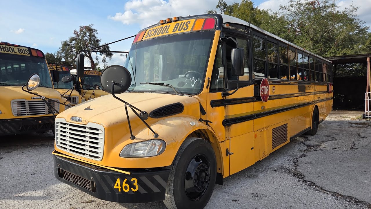 2007 Thomas School Bus powered with a 7.2l C7 Caterpillar Engine 