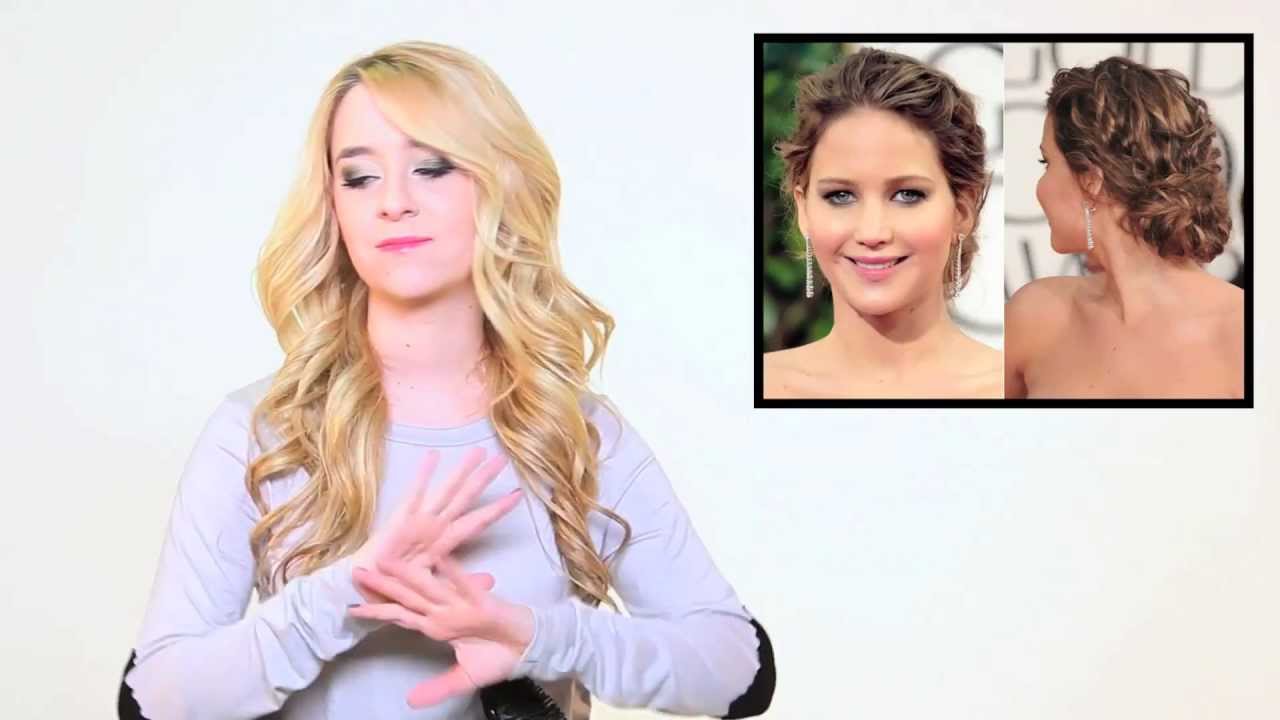 Megan and Liz: Jennifer Lawrence Hair Tutorial | LifeOfMeganandLiz