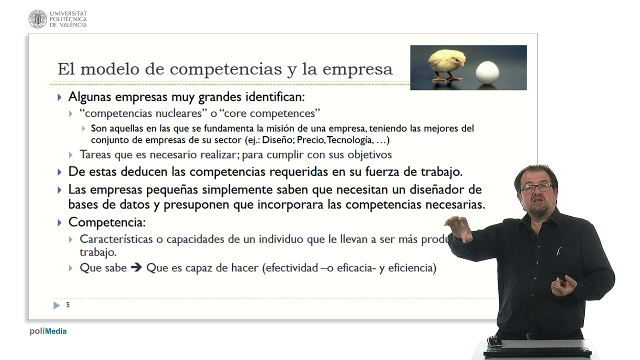 Las empresas y las competencias de los trabajadores |  | UPV