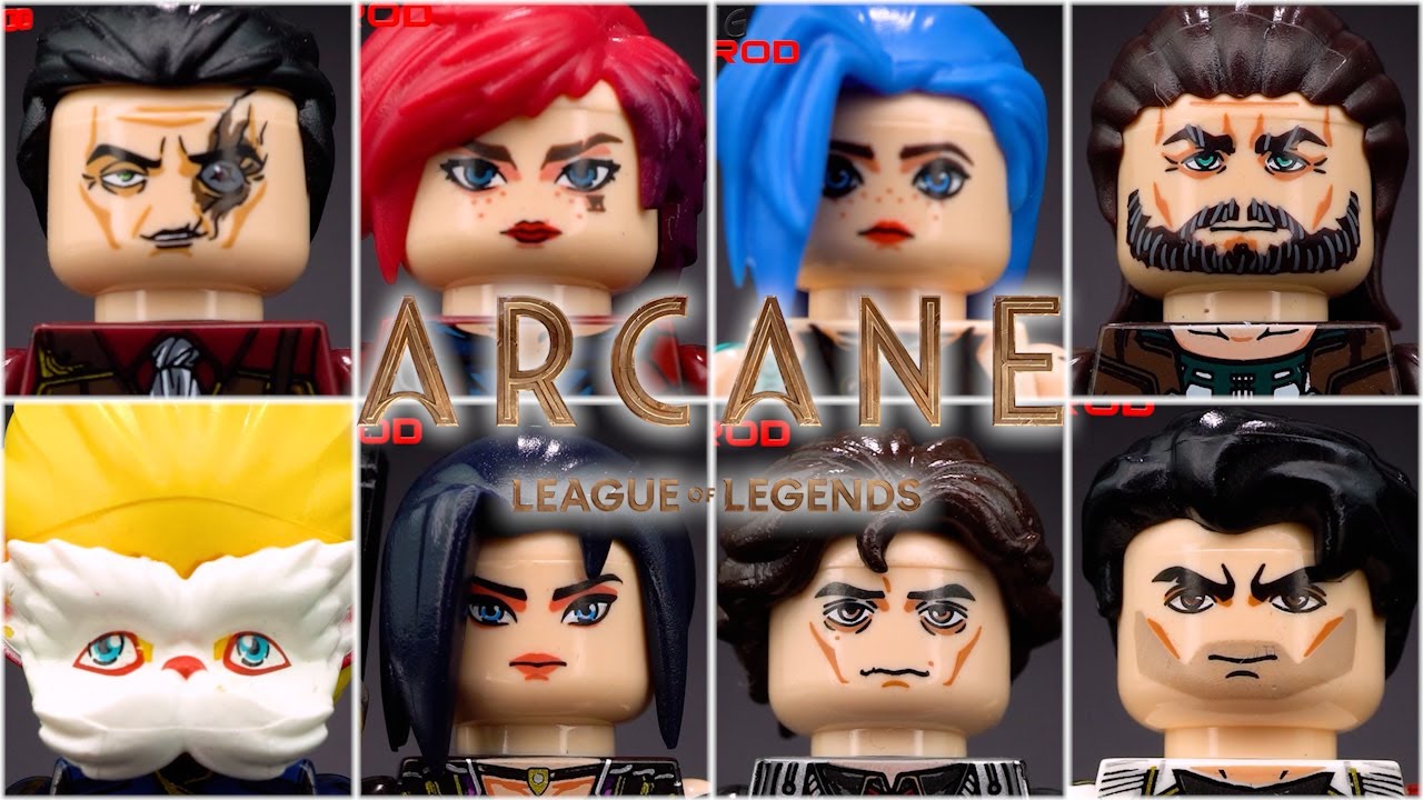 ARCANE LIÊN MINH HUYỀN THOẠI Knock-off LEGO