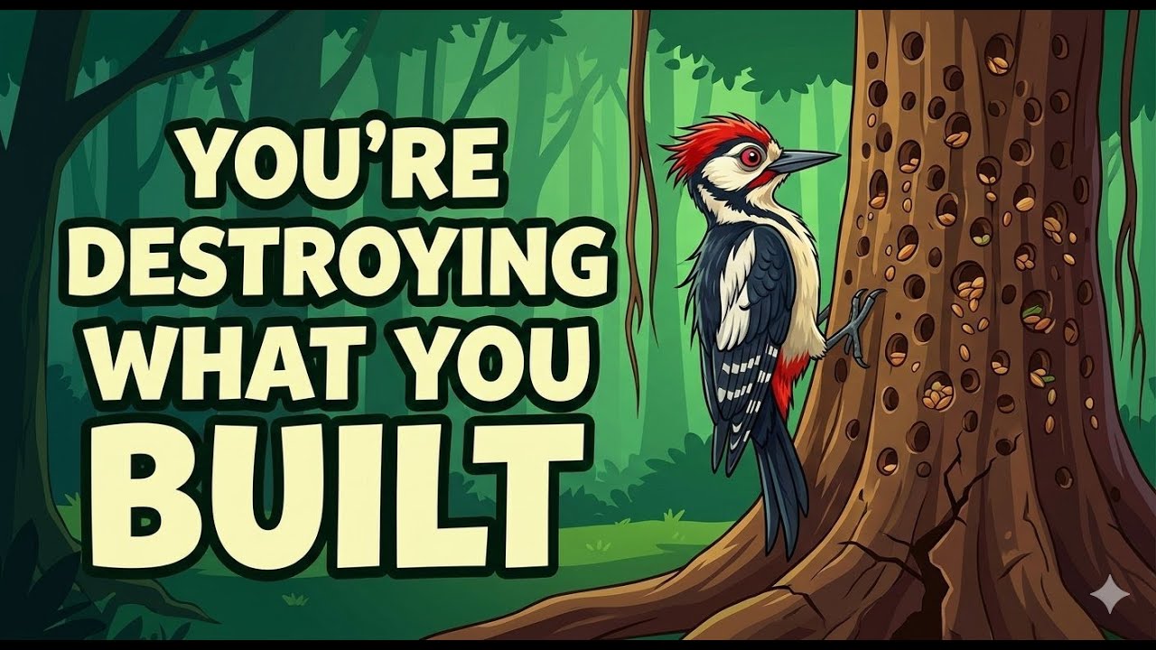 Why You Never Stop Working | The Woodpecker Who Destroyed His Own Tree