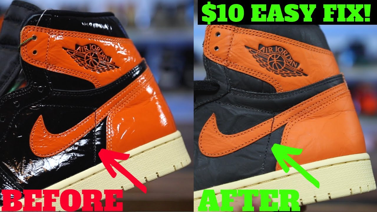 $10 EASY FIX! AIR JORDAN 1 SHATTERED BACKBOARD 3.0 MATTE CUSTOM