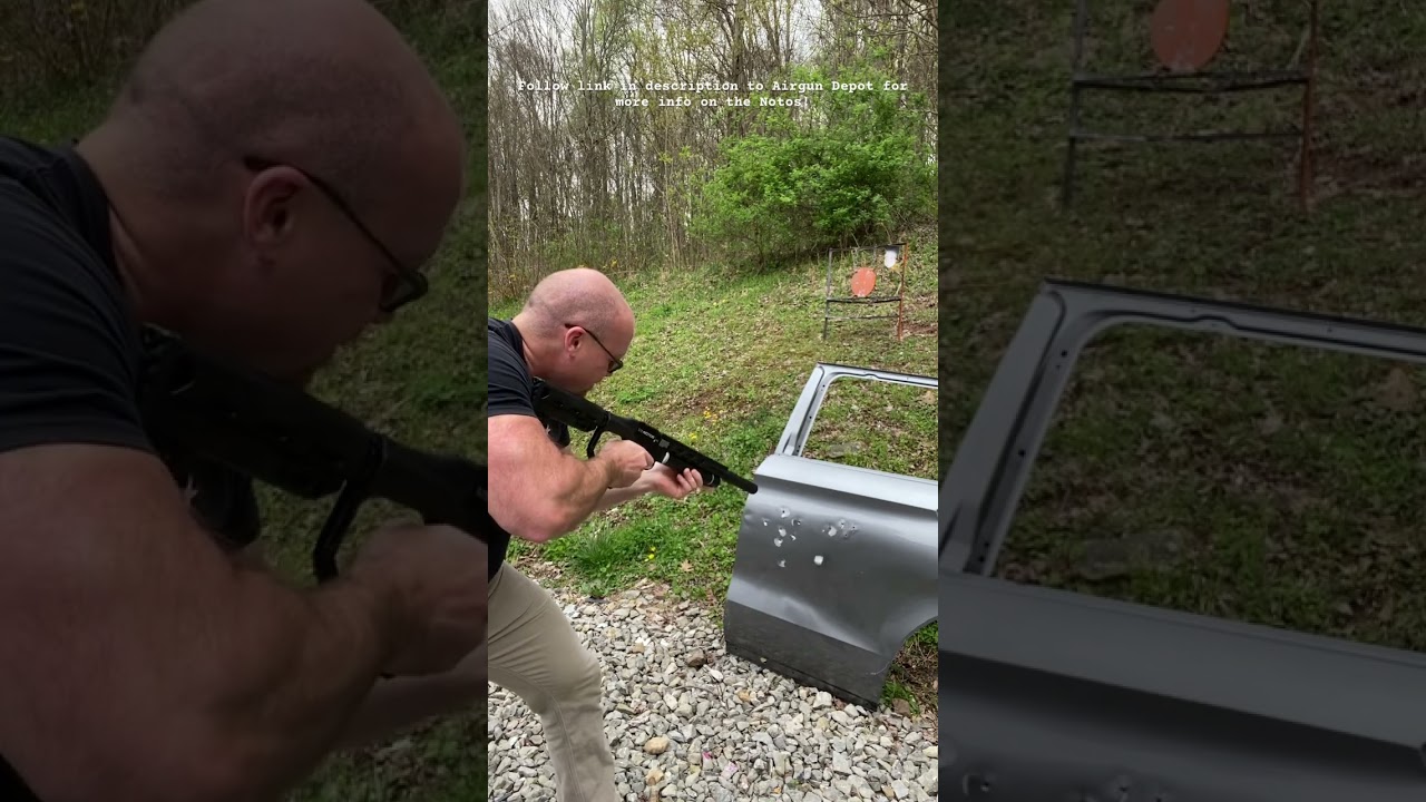Umarex Notos VS Car Door! #huntshootlive #airgundepot #umarexairguns #airrifleshooting #airgunning