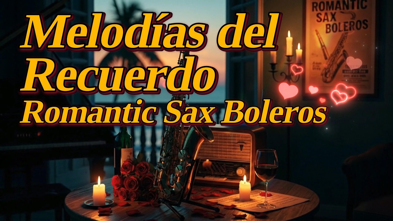 Boleros Suaves Saxofón 🎷 Instrumentales para Calmar el Alma y Despertar Recuerdos   ❤️