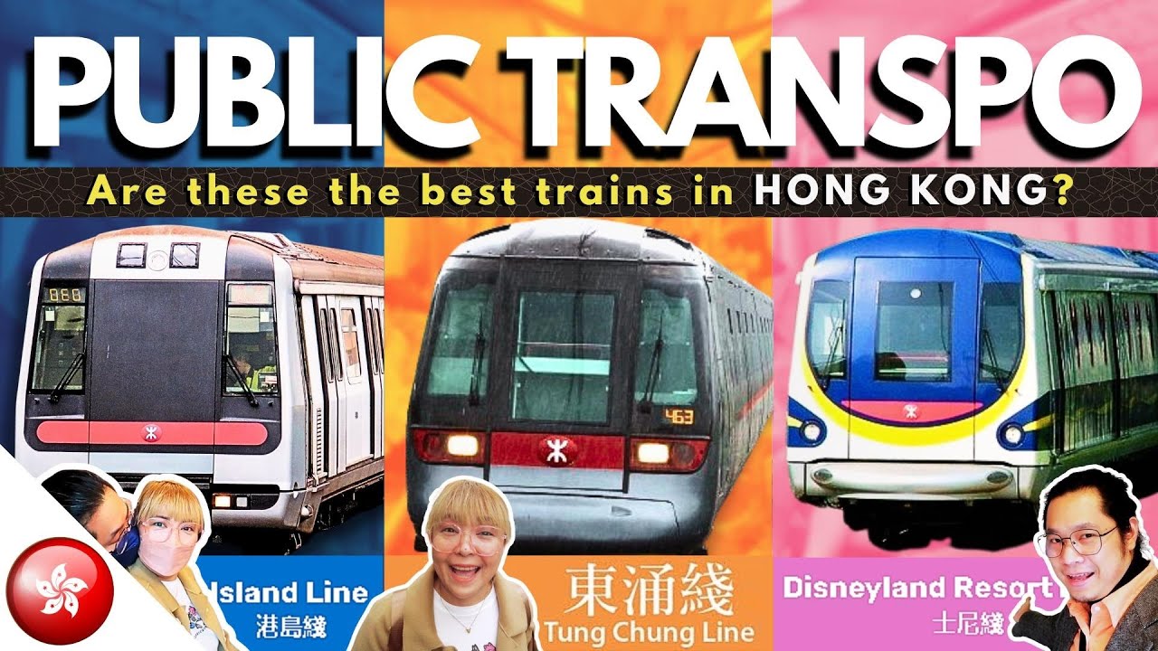 HOW TO GET from Downtown to Disneyland Line 🇭🇰 | RIDING THE PUBLIC TRANSPO🚉
