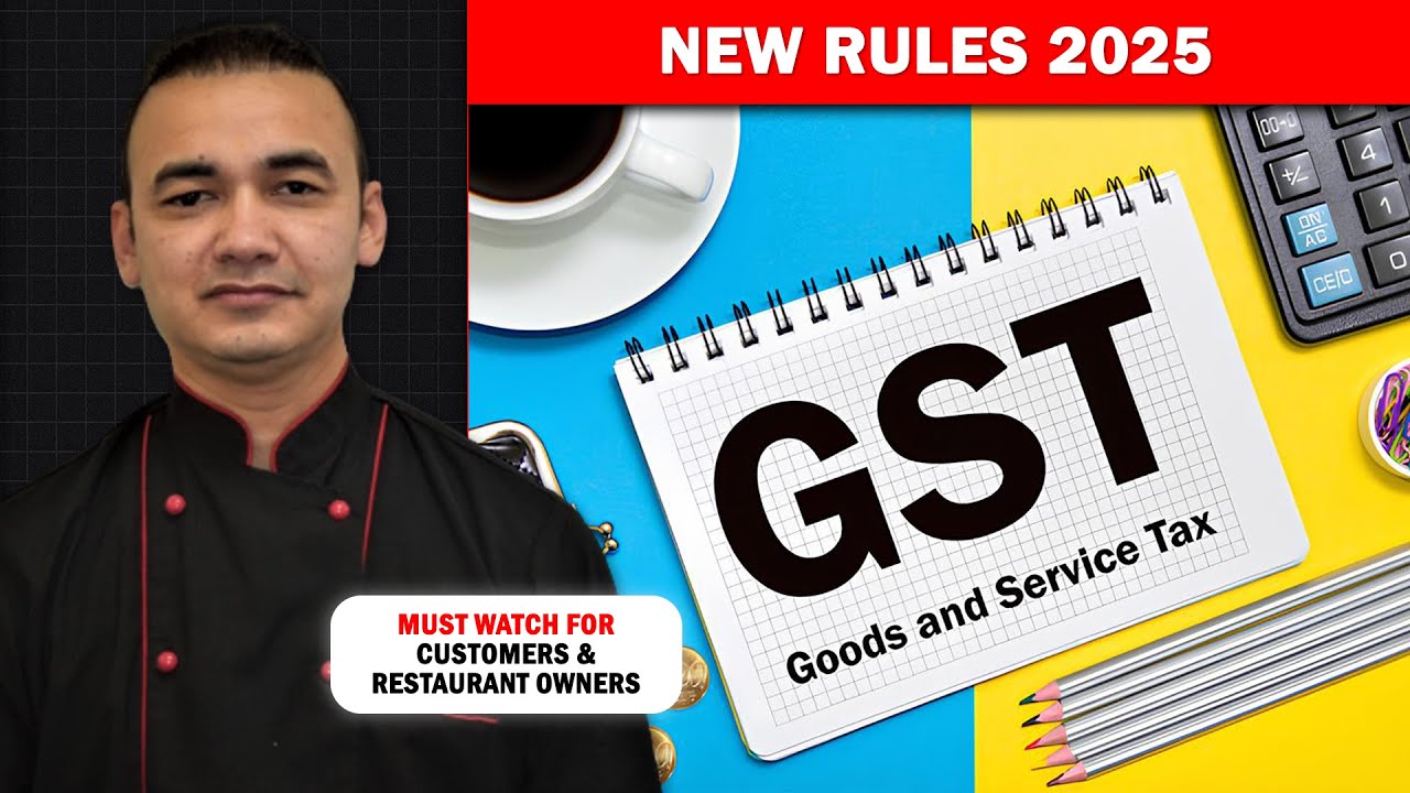 Restaurant GST Rules 2025 | 5% GST At Food Bill ? | GST input 2025  | Restaurant GST Refund | GST