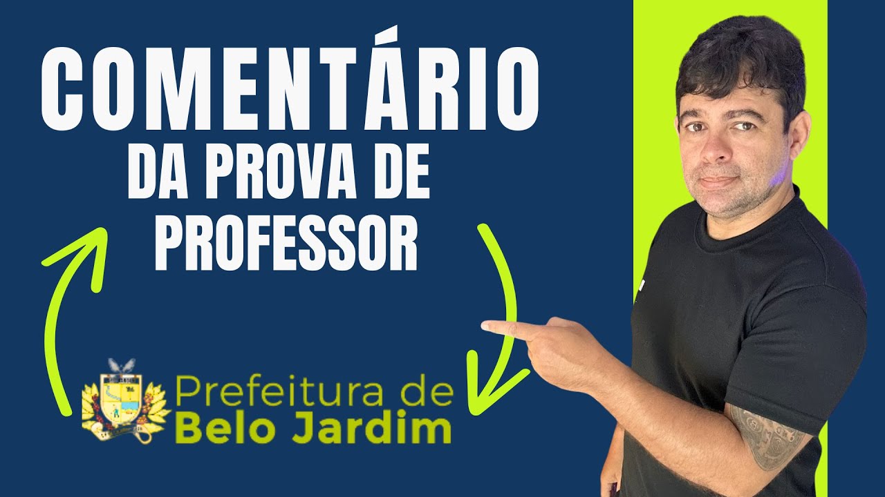 CONCURSO DA PREFEITURA DE BELO JARDIM | BANCA FUNVAPI | PROFESSOR ARTUR GOMES