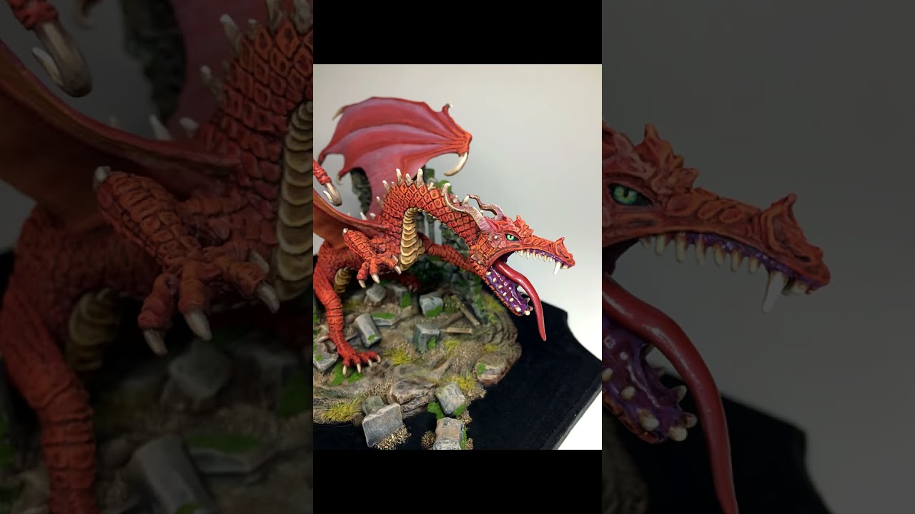 Ral Partha Legacy Greater Red Dragon painted by Metalchaos Studio
