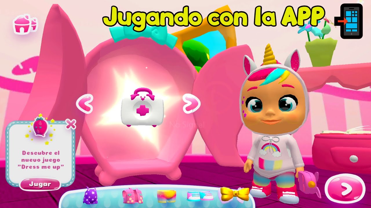 🎮 BEBÉS LLORONES APP 📲 DESCUBRE EL NUEVO JUEGO DRESS ME UP 👗 Jugando con la APP