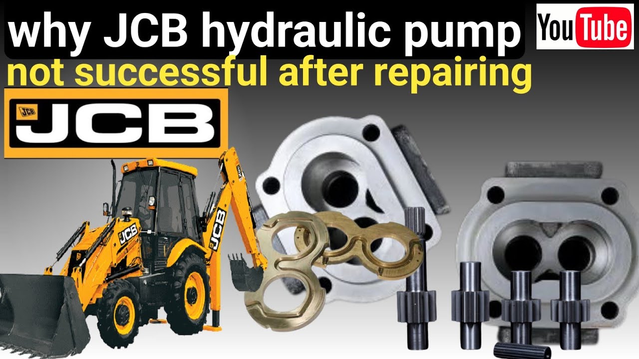 🔧 Why Repair of JCB Hydraulic Pump Is Not Successful | Common Mistakes & Solutions