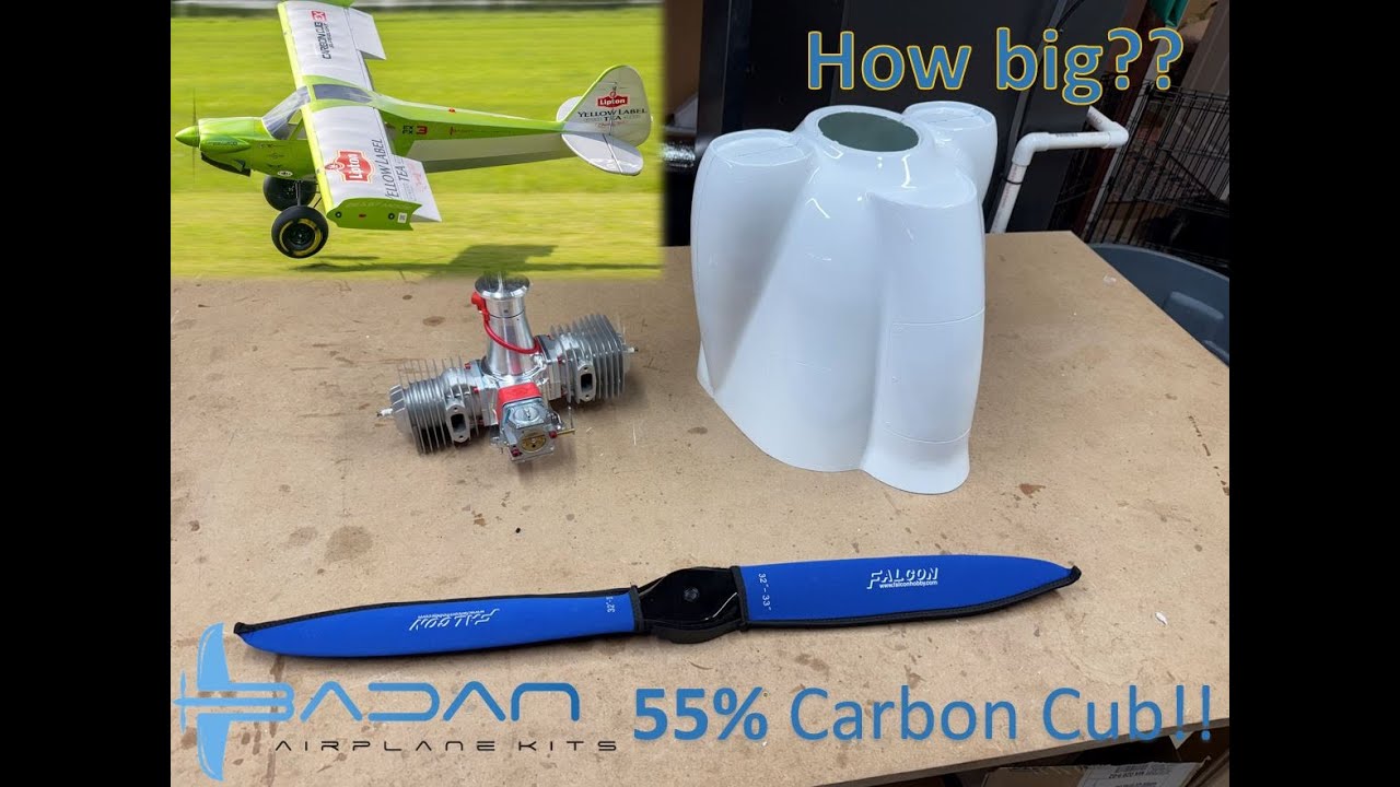 Это будет грандиозно! Badan Aircraft 45% Carbon Cub