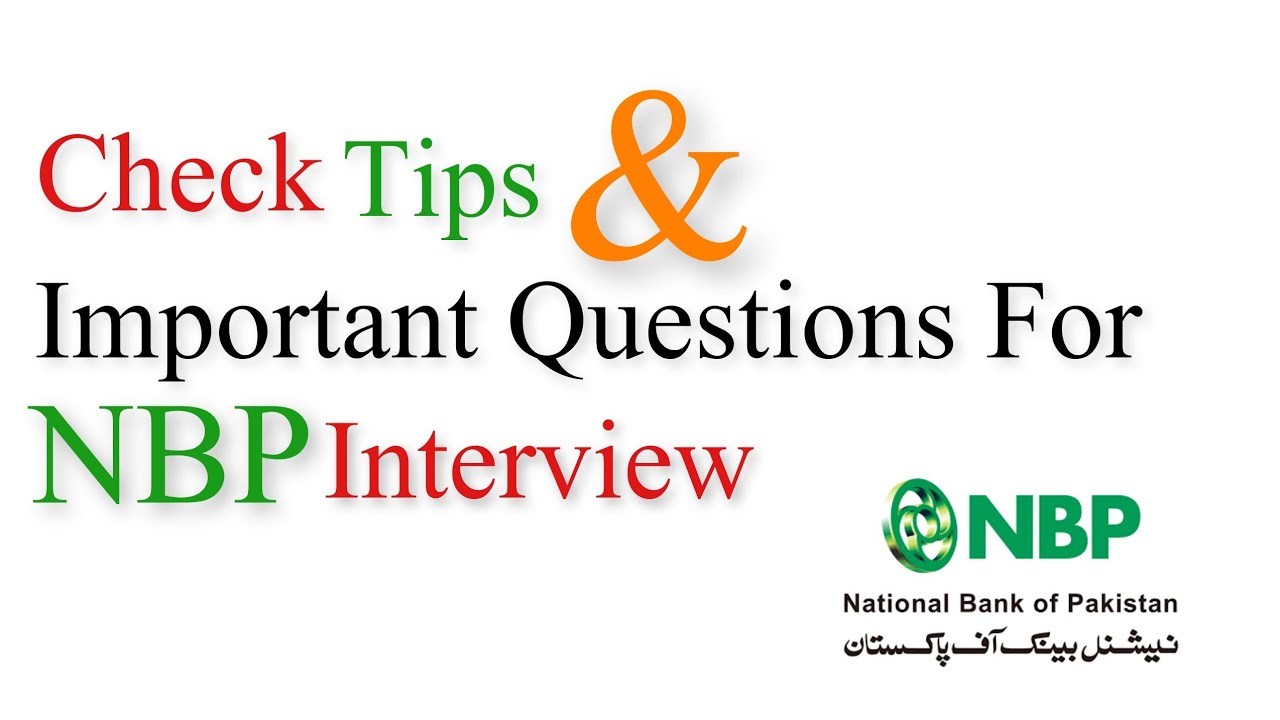 National Bank Interview | NBP interview #nbp #nationalbank