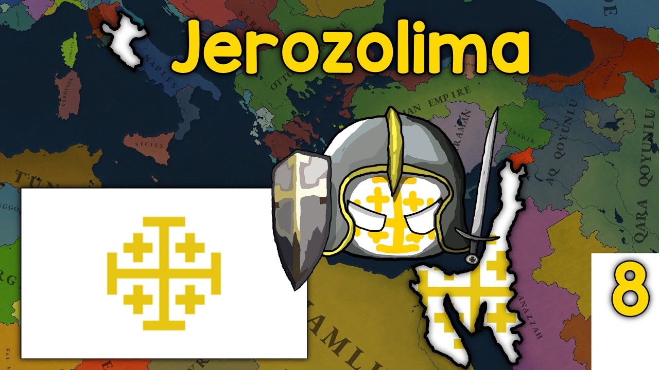 Państwo kościelne wyrusza na krucjatę do Ziemii Świętej w Age of History III