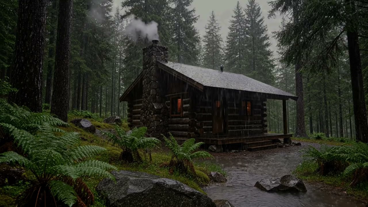 Forest Rainstorm 🌲 Deep Ambience for Relaxation, Study, Sleep, and Peaceful Mind