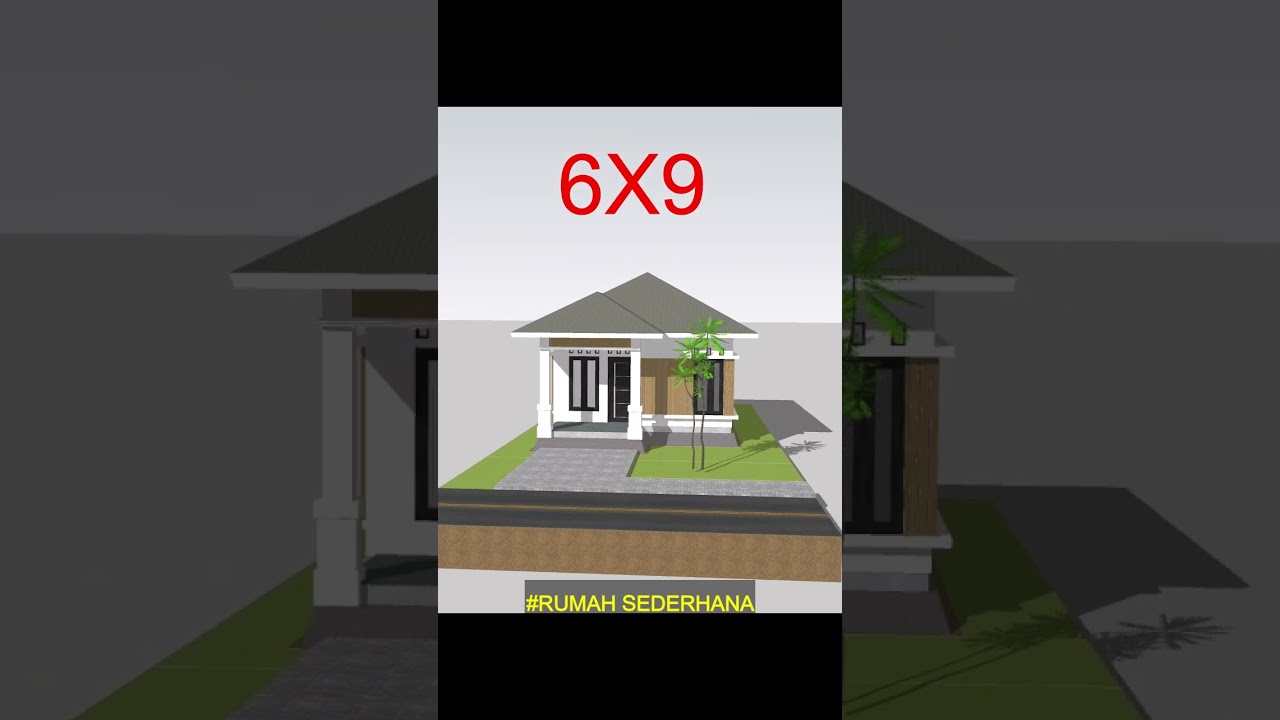 Desain rumah minimalis 6x9 #desainrumah #rumahsederhana #rumahminimalis #housedesignideas