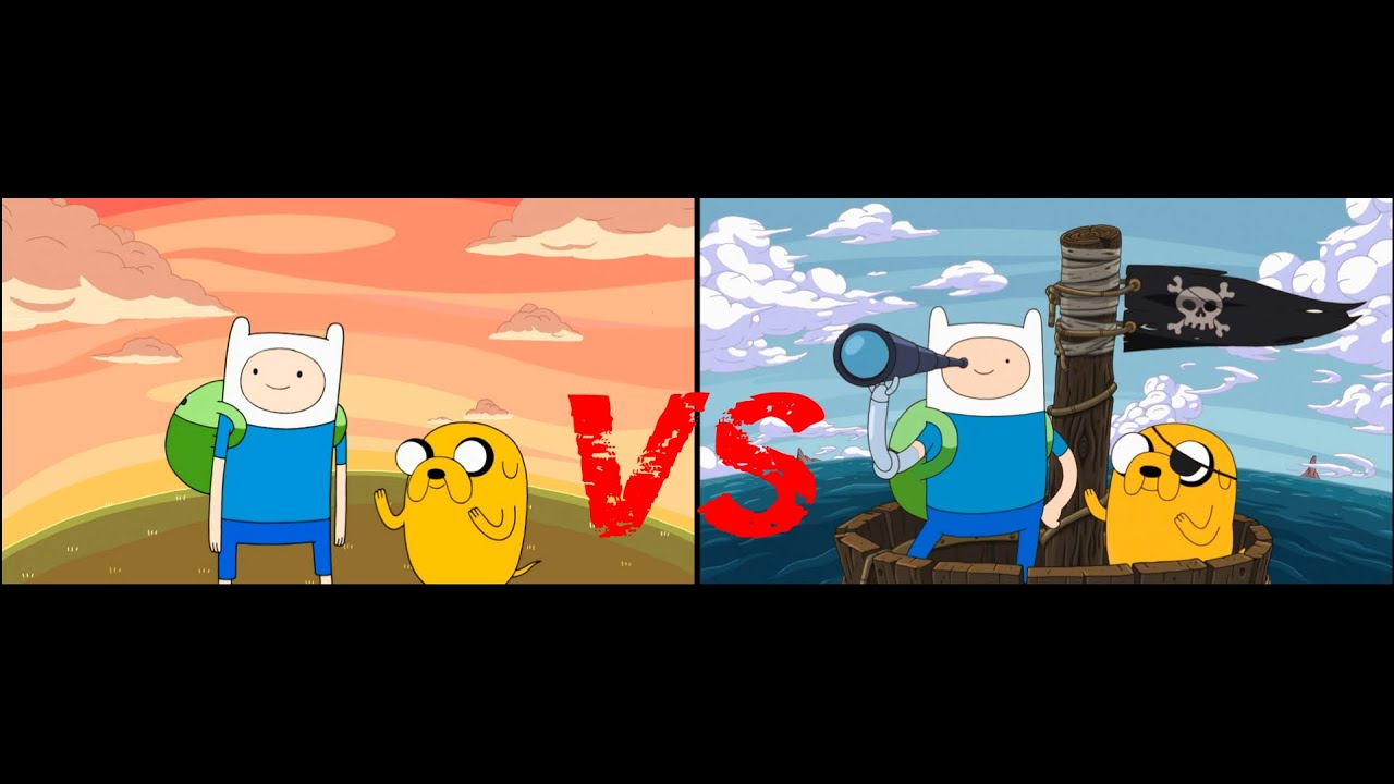 Finn i Jake vs Wyspy |Porównanie Intra||Pora Na Przygodę|