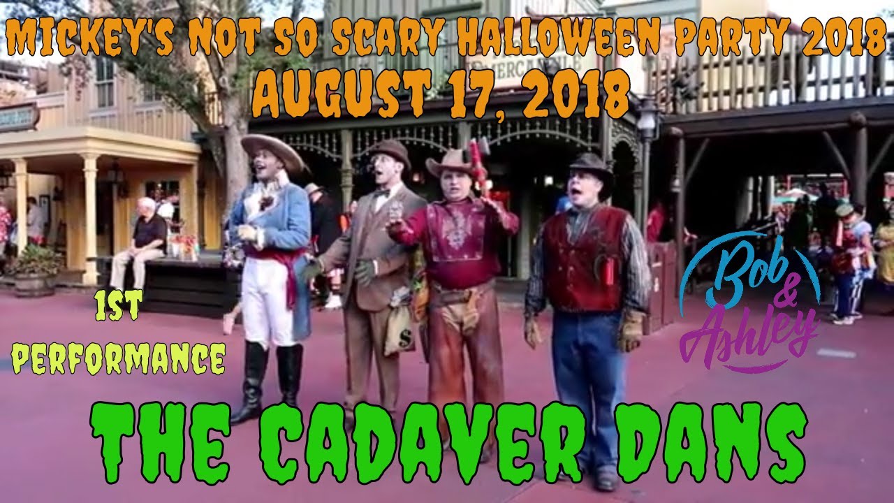 The Cadaver Dans from Mickey's Not So Scary Halloween Party 20181