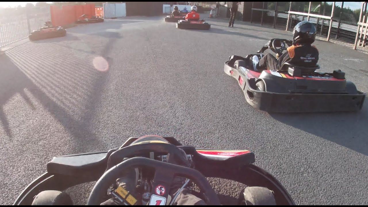 Three Sisters Circuit Go karting Biz Honda Le Mans Twin 200GX Go Pro 4k