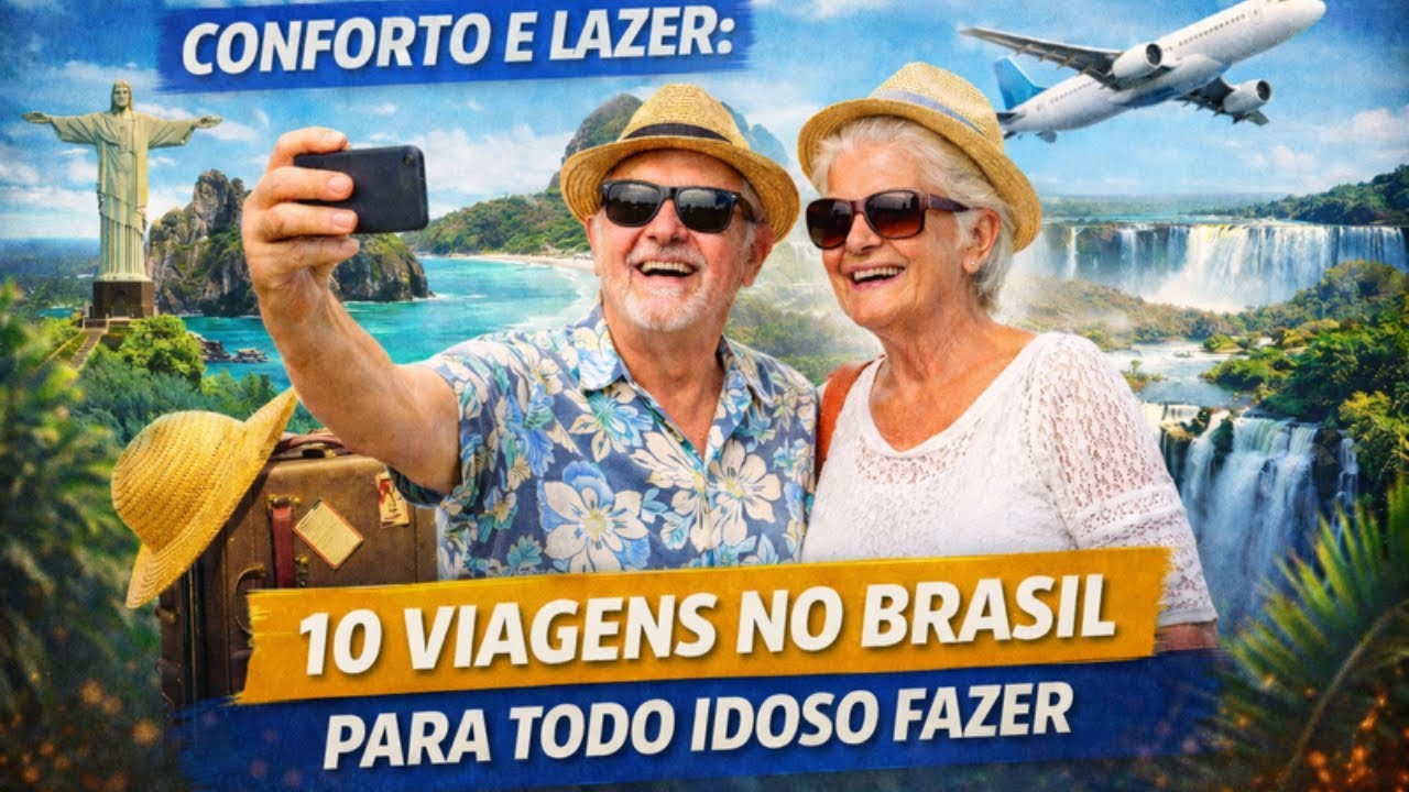 Conforto e lazer: 10 viagens para quem tem mais de 60 anos fazer no Brasil