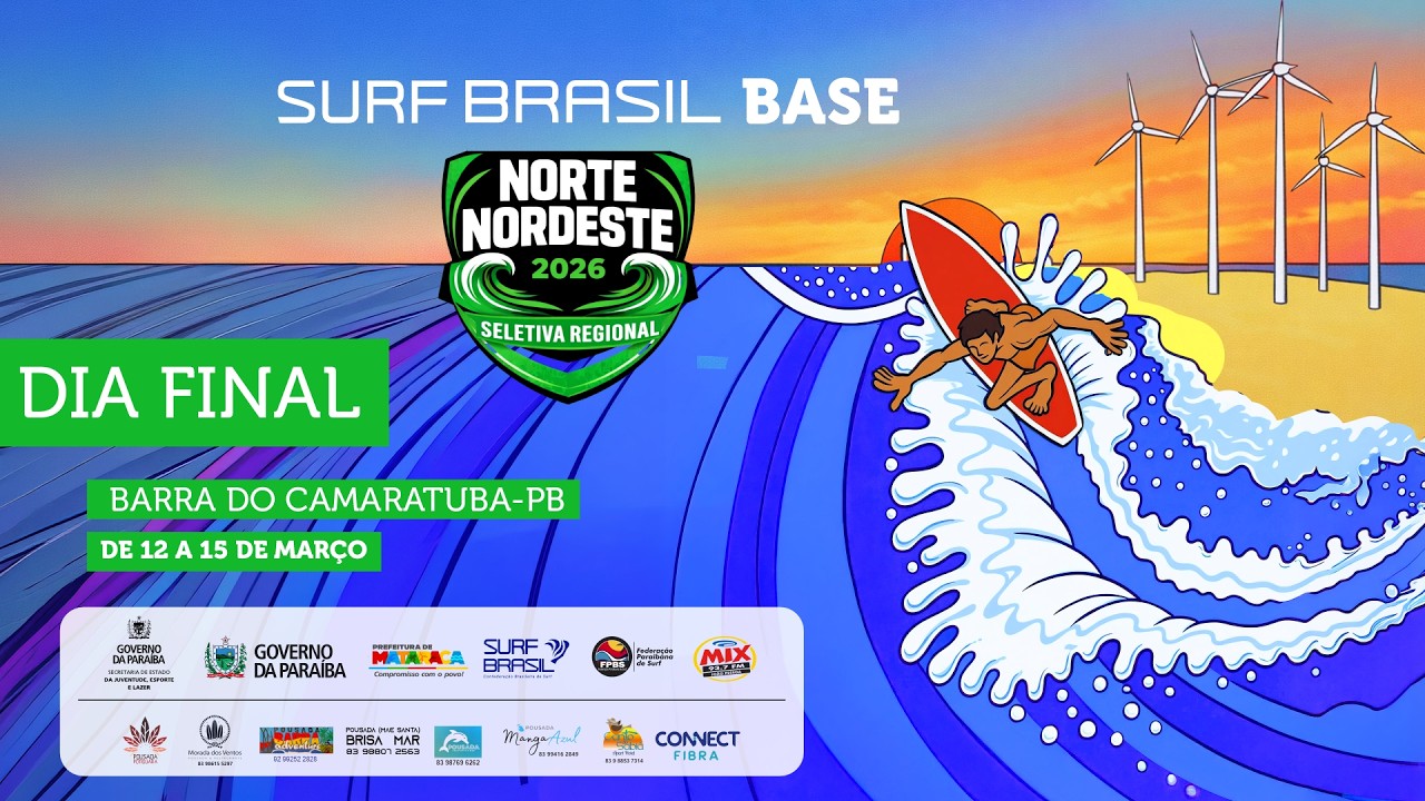 AO VIVO - DIA FINAL  - SELETIVA REGIONAL SURF BRASIL BASE NORTE E NORDESTE 2026
