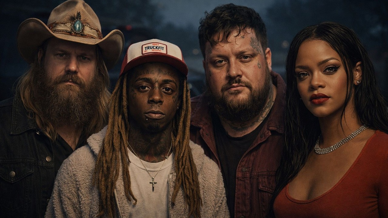 Chris Stapleton ft Jelly Roll, Rihanna & Lil Wayne – Old Town Road (2026 official fan made music)