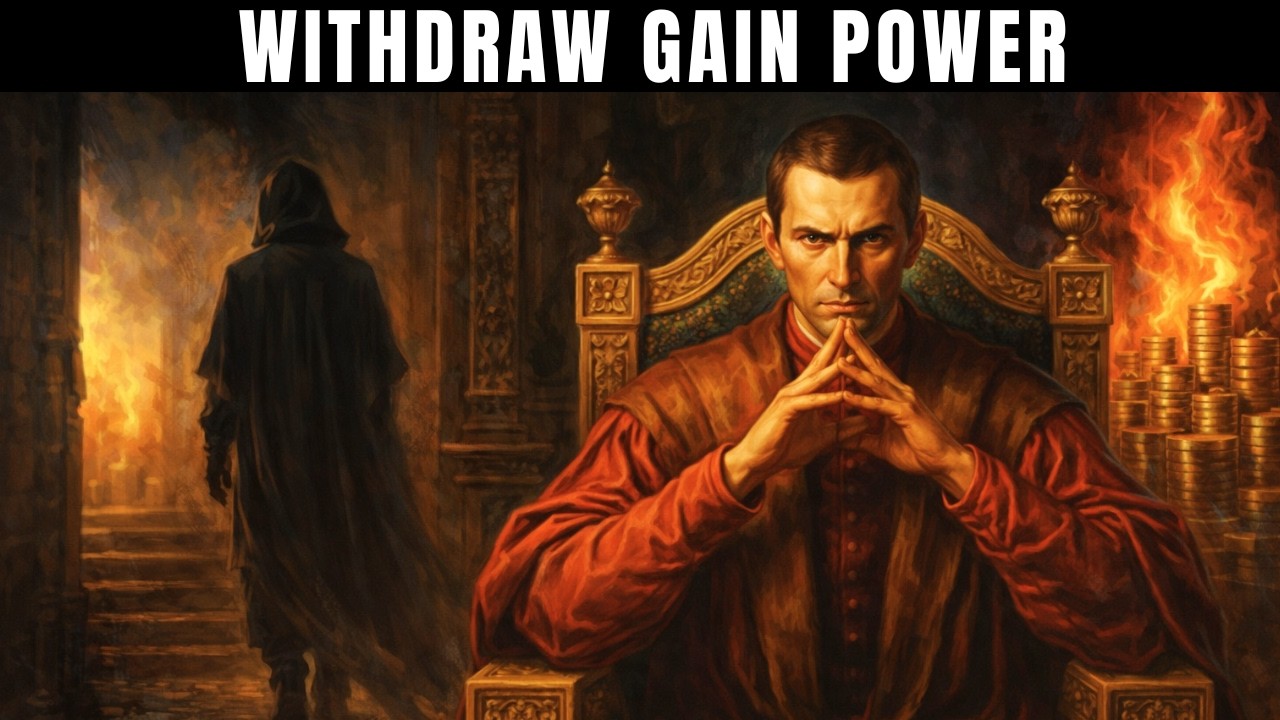 Machiavelli Revealed Why Withdrawal Creates Instant Power