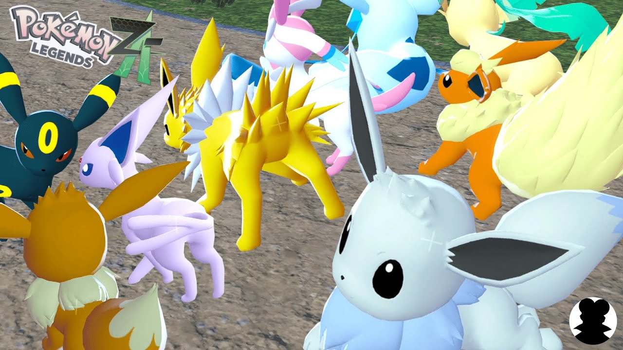 [Pokémon Legends ZA] Eeveelutions Butts Cutest !!!