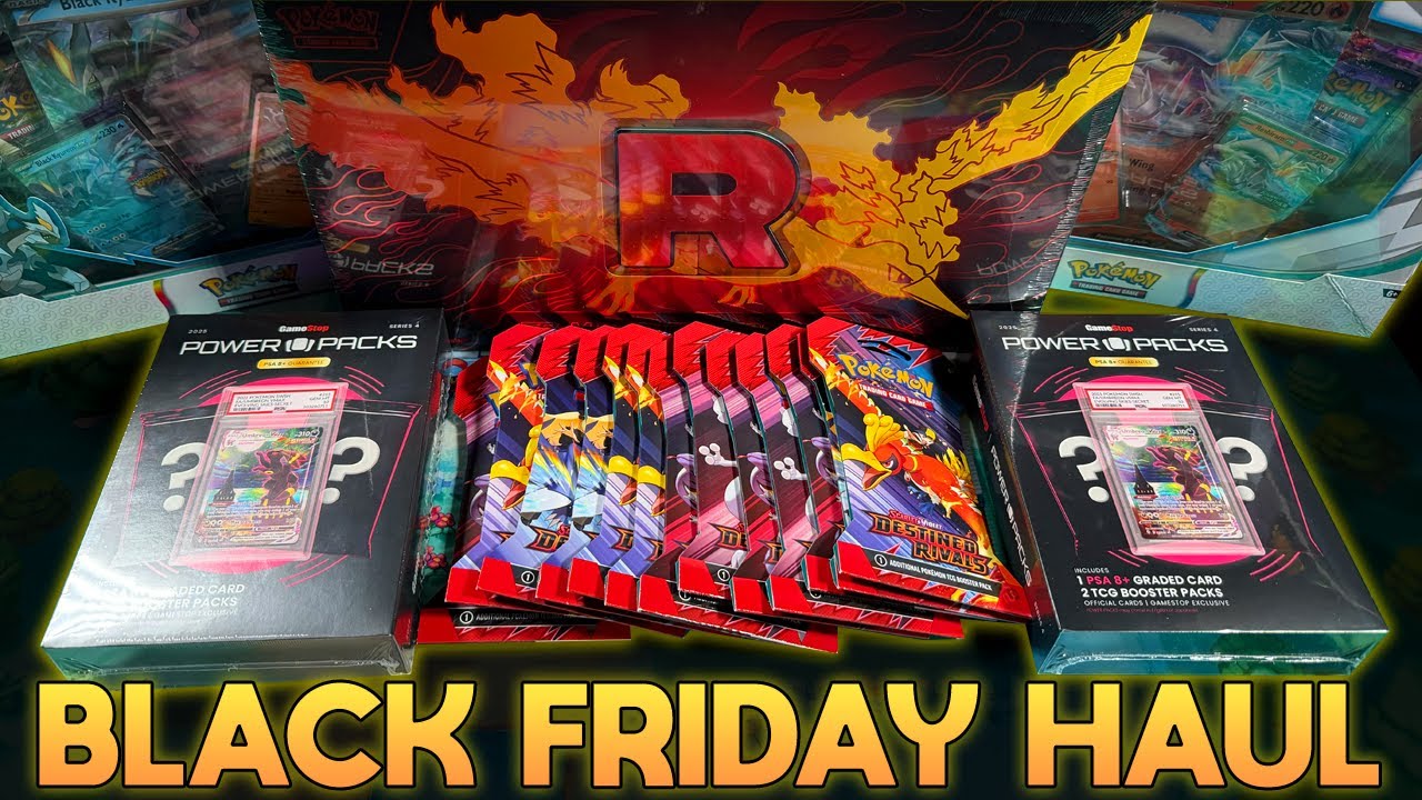 Распаковываем наши покупки с распродажи Pokémon Black Friday 2025!!! | ОХОТА ЗА ЗОЛОТЫМ БИЛЕТОМ