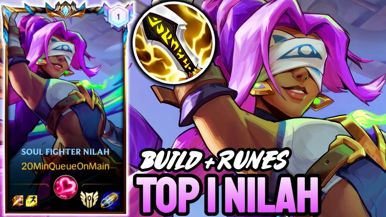 WILD RIFT NILAH - TOP 1 NILAH GAMEPLAY - CHALLENGER RANKED