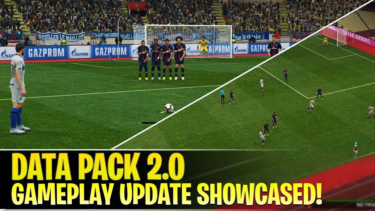 [TTB] PES 2019 - Official Data Pack 2.0 Gameplay Showcase! - Testing the CPU - Amazing Freekicks!