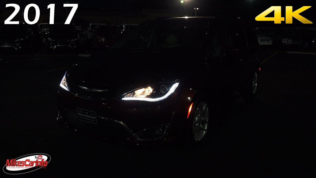 👉 AT NIGHT: 2017 Chrysler Pacifica - Interior and Exterior Lighting in 4K + Night Drive