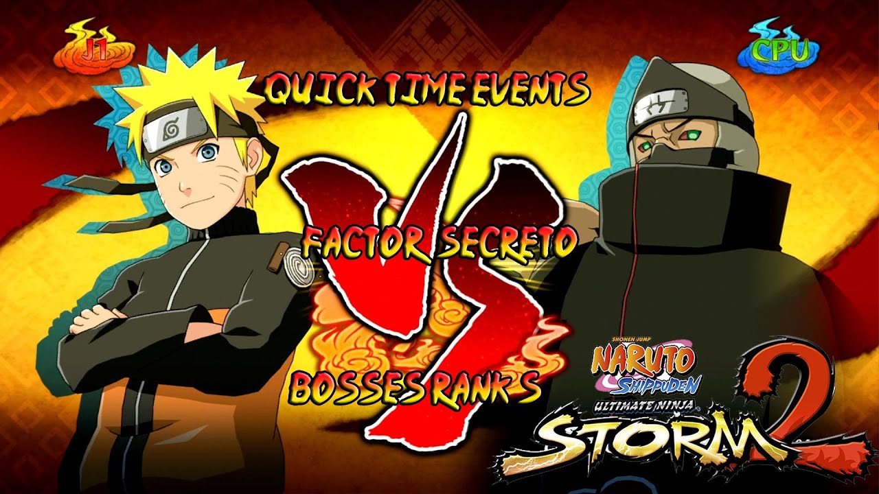 Naruto Ultimate Ninja Storm 2 1080p Boss 6 Kakuzu Rank S | Naruto vs Kakuzu Factor Secreto