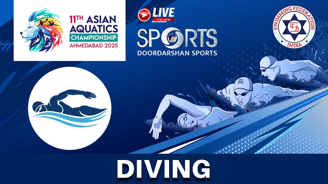 LIVE - Diving - 11th Asian Aquatics Championships 2025 | Veer Savarkar Sports Complex, Ahmedabad