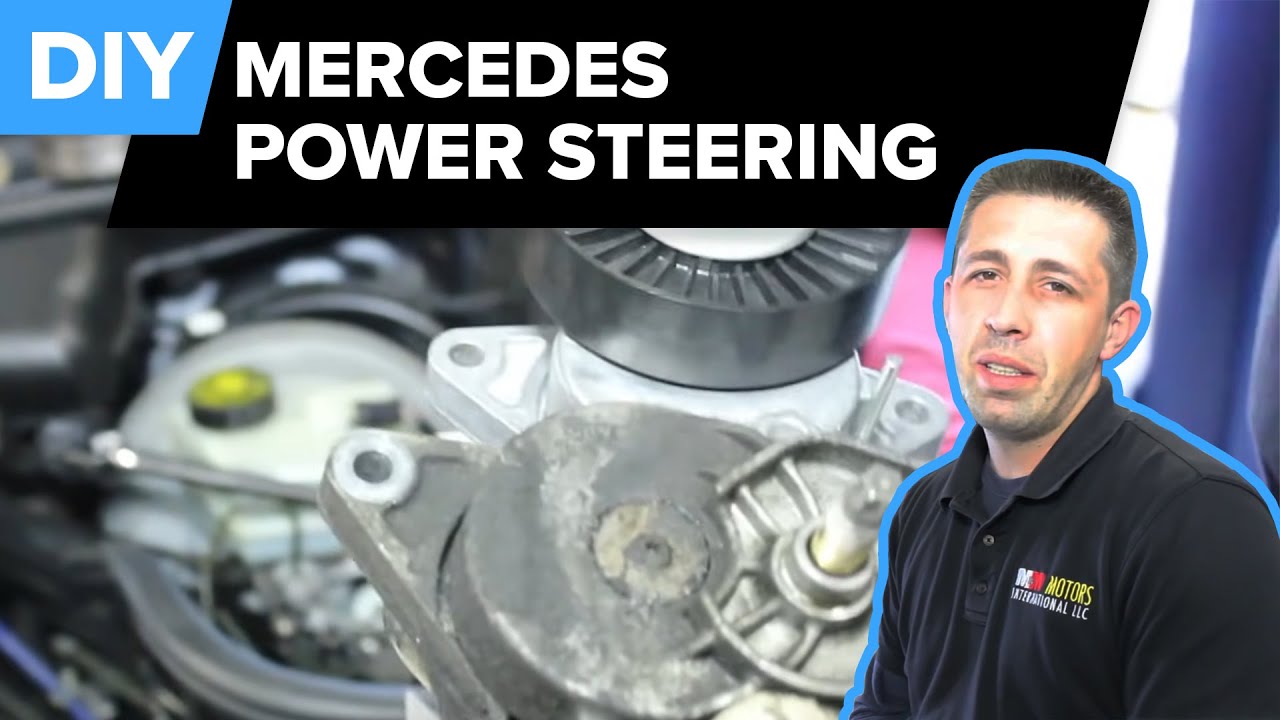 Mercedes Power Steering Replacement (Pump, Reservoir, Drive Belt Tensioner - E320)