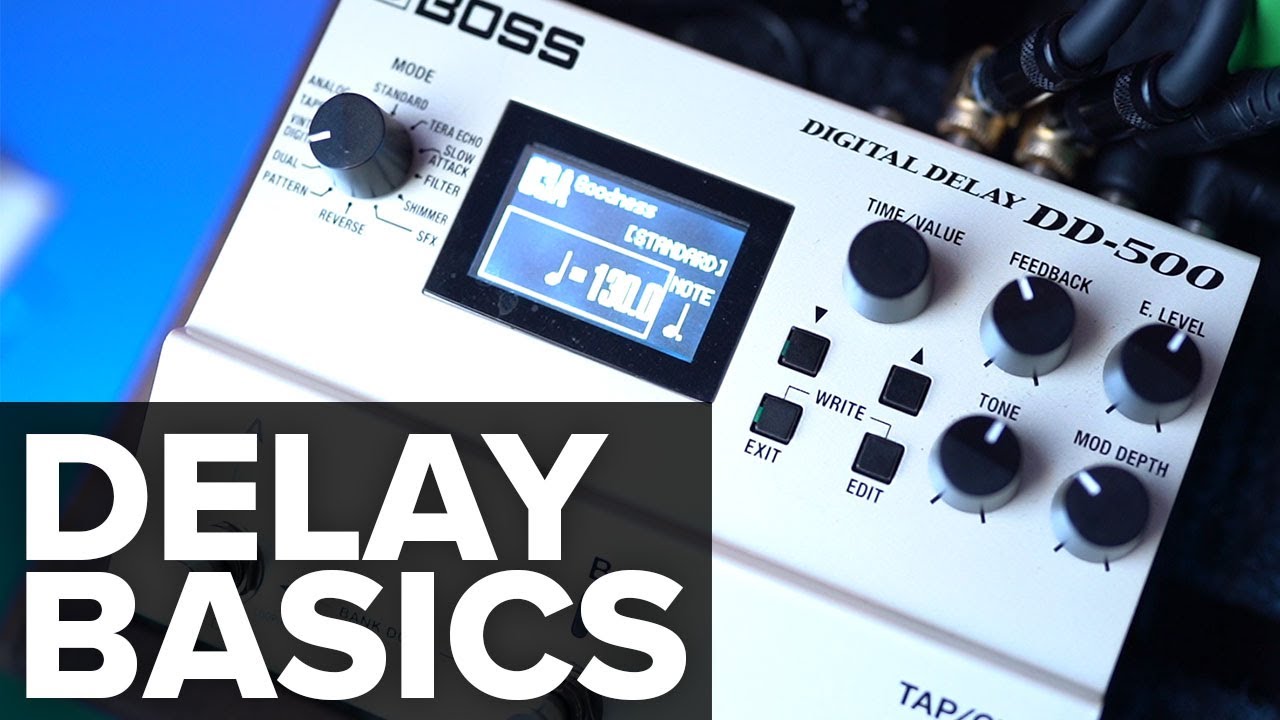 Basics of Delay Pedals