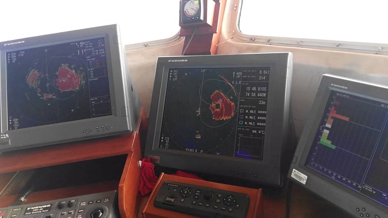 Pesca de anchoveta en Perú con sonar furuno CSH-5L y FSV-30 Incamar 3